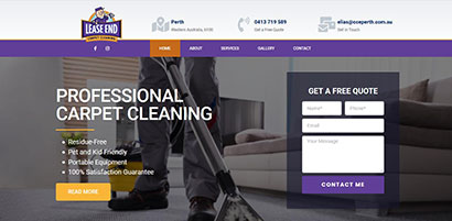 Elias Carpet Cleaning Website